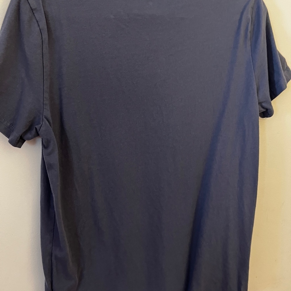 SET OF TWO Hollister Gray/Blue Short Sleeve Tees with Crew Neck - Picture 4 of 7